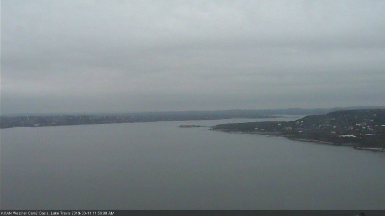 Lake Travis webcam, March 11, 2019 11:00 AM CT