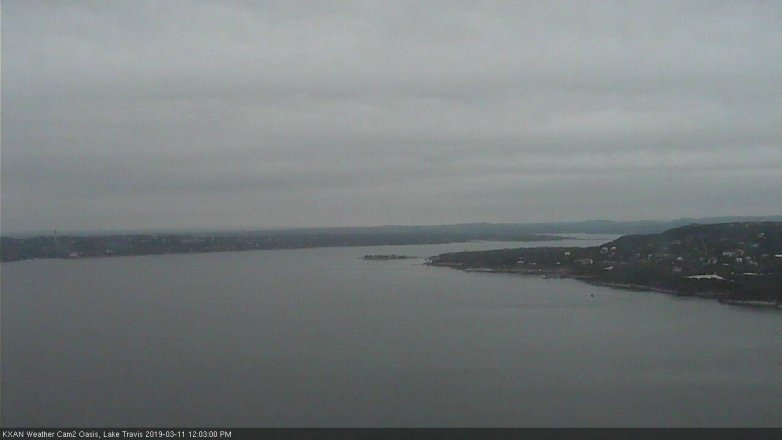 Lake Travis webcam, March 11, 2019 11:05 AM CT