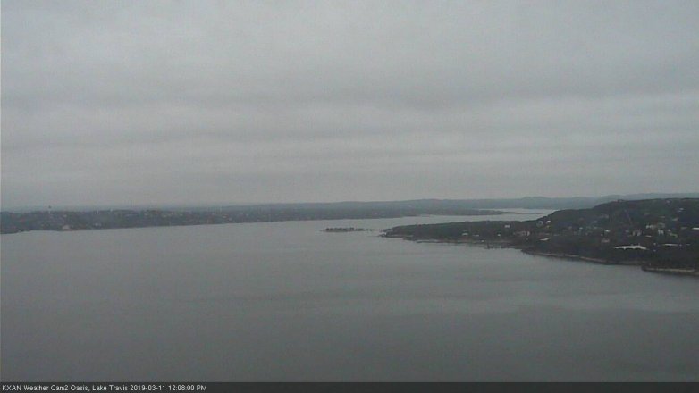 Lake Travis webcam, March 11, 2019 11:10 AM CT