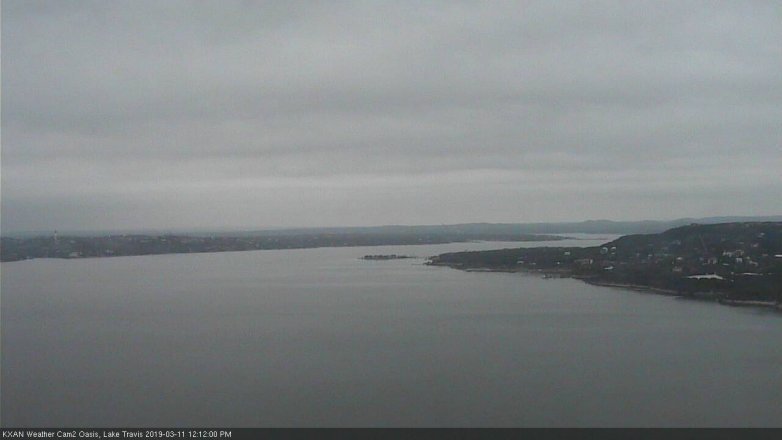 Lake Travis webcam, March 11, 2019 11:15 AM CT