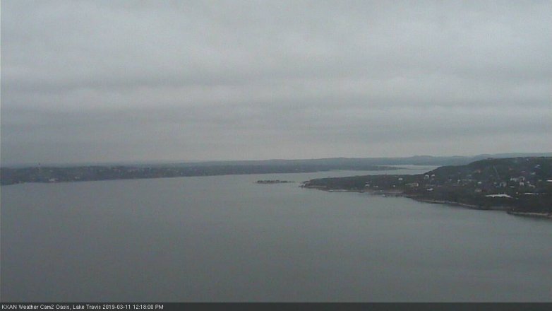 Lake Travis webcam, March 11, 2019 11:20 AM CT