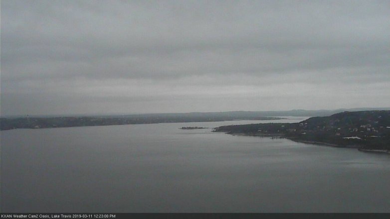 Lake Travis webcam, March 11, 2019 11:25 AM CT