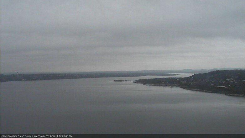Lake Travis webcam, March 11, 2019 11:30 AM CT