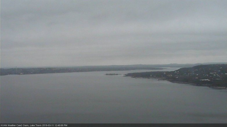 Lake Travis webcam, March 11, 2019 11:50 AM CT