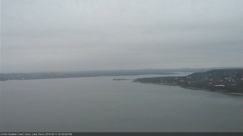 Lake Travis webcam, March 11, 2019 12:05 PM CT
