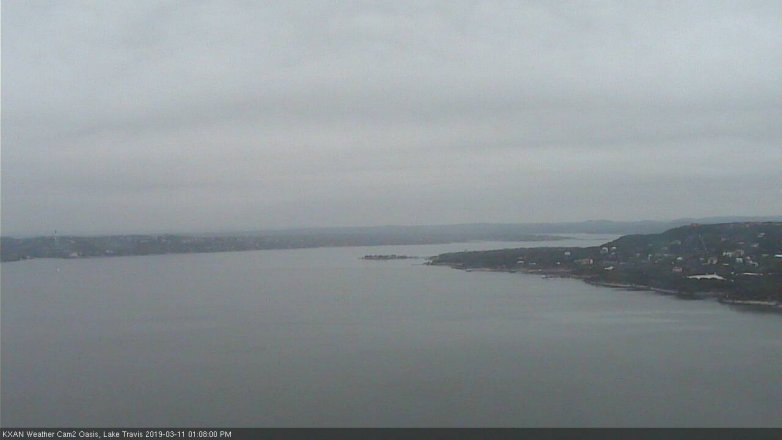 Lake Travis webcam, March 11, 2019 12:10 PM CT