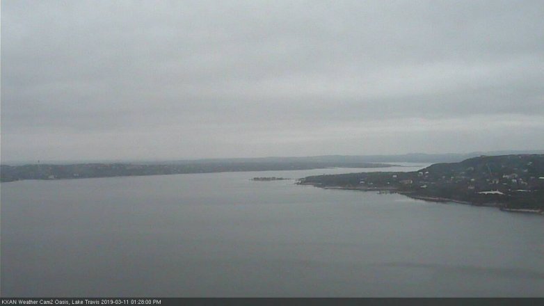 Lake Travis webcam, March 11, 2019 12:30 PM CT