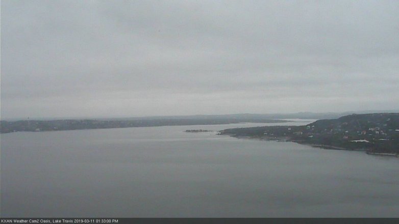 Lake Travis webcam, March 11, 2019 12:35 PM CT