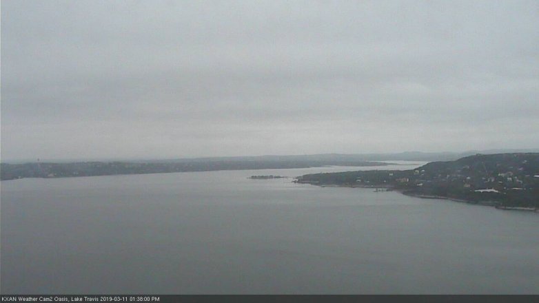 Lake Travis webcam, March 11, 2019 12:40 PM CT