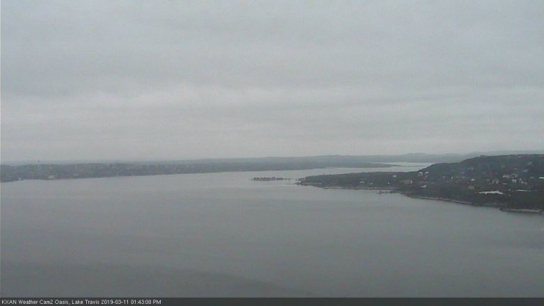 Lake Travis webcam, March 11, 2019 12:45 PM CT