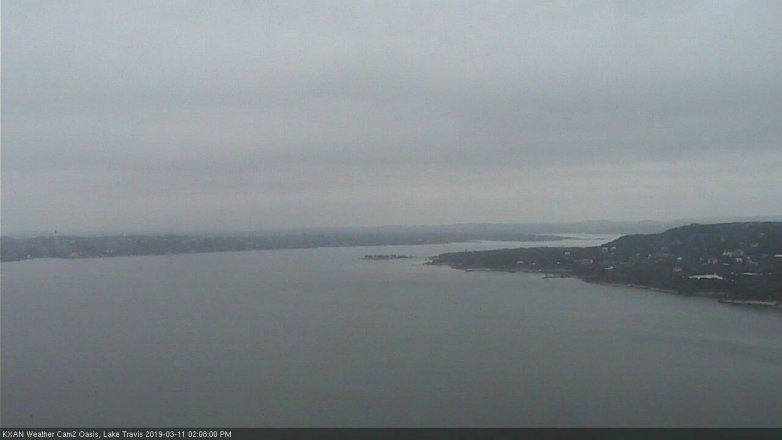 Lake Travis webcam, March 11, 2019 1:10 PM CT