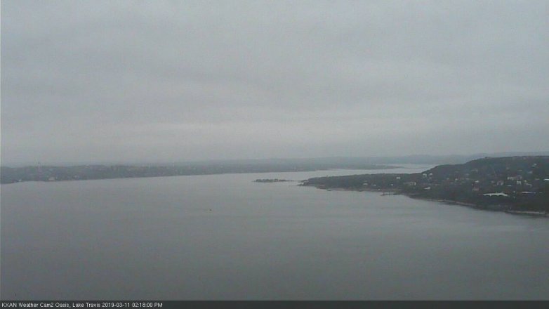 Lake Travis webcam, March 11, 2019 1:20 PM CT