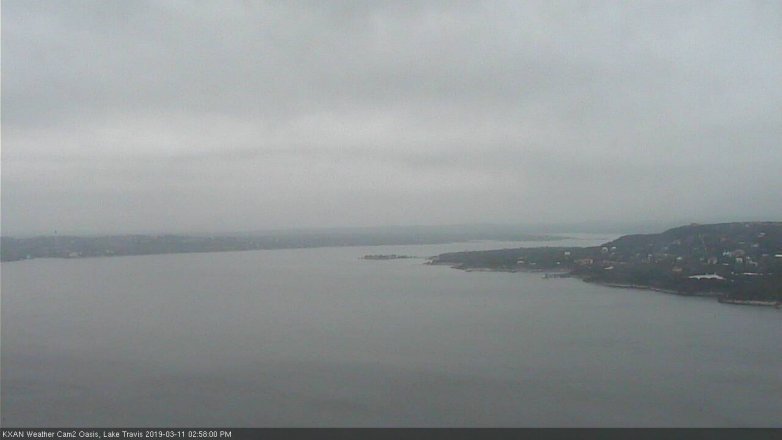 Lake Travis webcam, March 11, 2019 2:00 PM CT