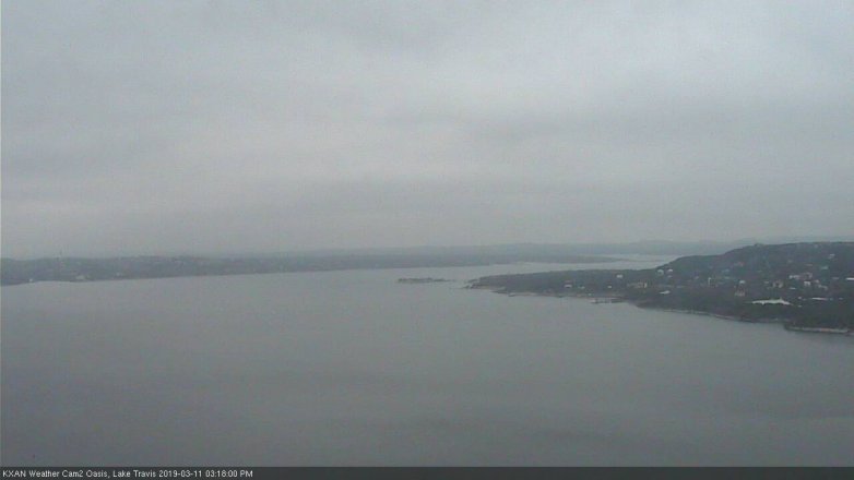 Lake Travis webcam, March 11, 2019 2:20 PM CT