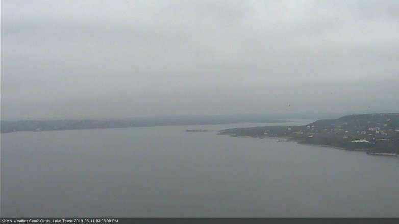 Lake Travis webcam, March 11, 2019 2:25 PM CT
