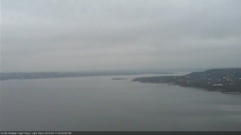 Lake Travis webcam, March 11, 2019 2:35 PM CT