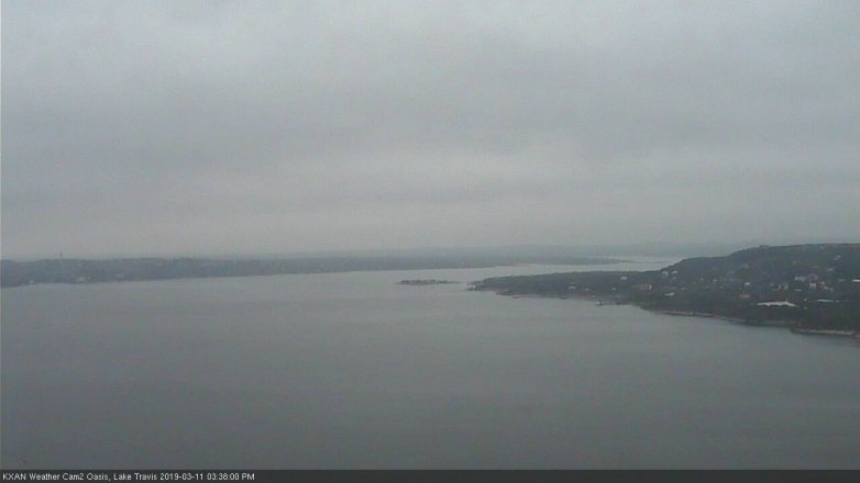 Lake Travis webcam, March 11, 2019 2:40 PM CT
