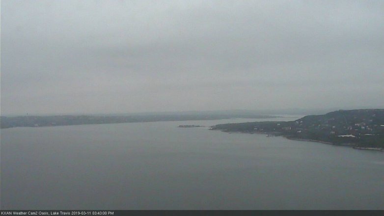 Lake Travis webcam, March 11, 2019 2:45 PM CT