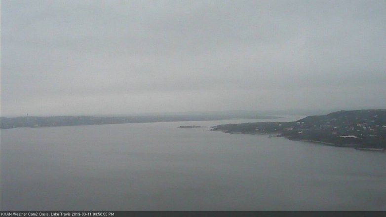 Lake Travis webcam, March 11, 2019 3:00 PM CT