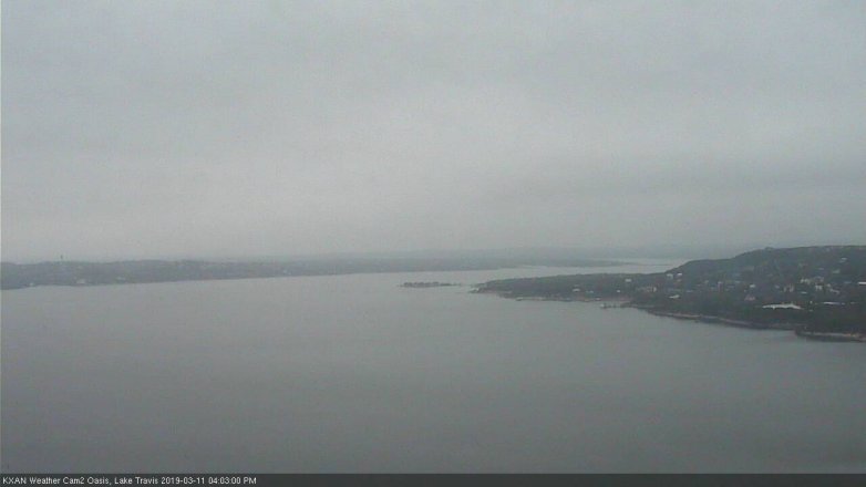Lake Travis webcam, March 11, 2019 3:05 PM CT