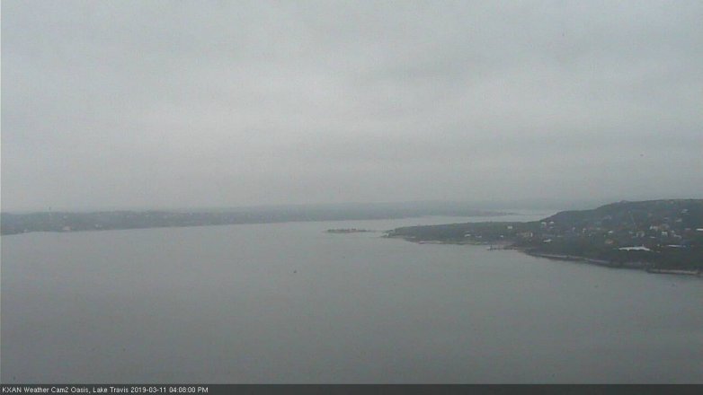 Lake Travis webcam, March 11, 2019 3:10 PM CT