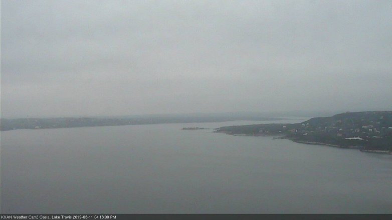 Lake Travis webcam, March 11, 2019 3:20 PM CT