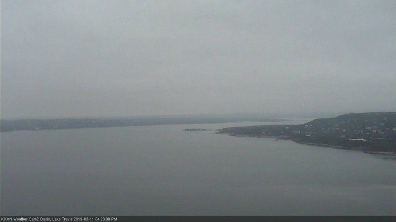 Lake Travis webcam, March 11, 2019 3:25 PM CT