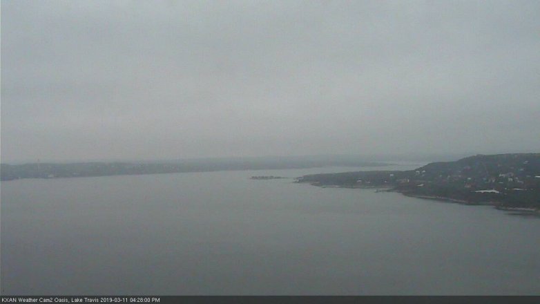 Lake Travis webcam, March 11, 2019 3:30 PM CT