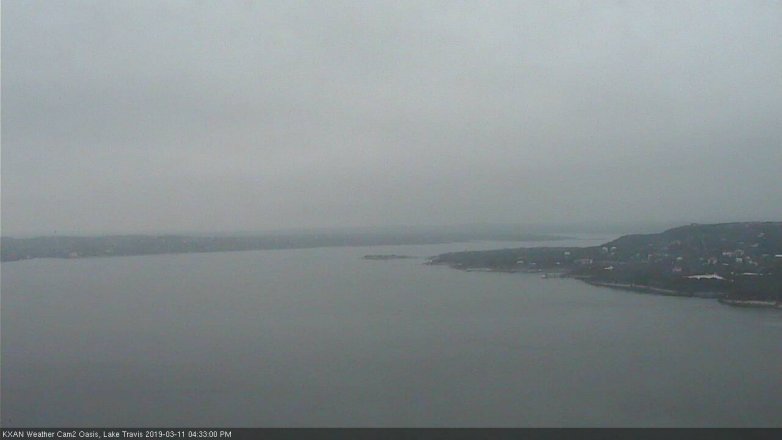 Lake Travis webcam, March 11, 2019 3:35 PM CT