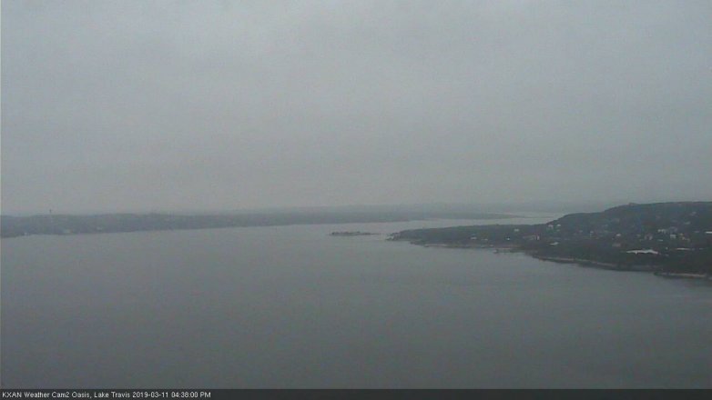 Lake Travis webcam, March 11, 2019 3:40 PM CT