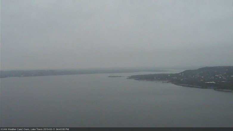 Lake Travis webcam, March 11, 2019 3:45 PM CT
