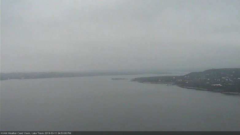 Lake Travis webcam, March 11, 2019 3:55 PM CT