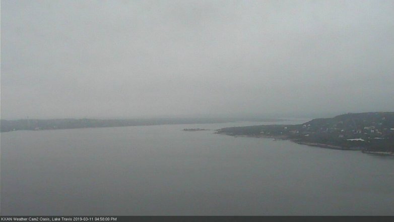 Lake Travis webcam, March 11, 2019 4:00 PM CT