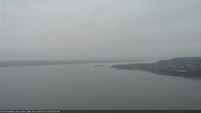 Lake Travis webcam, March 11, 2019 4:05 PM CT