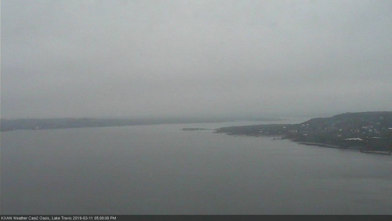 Lake Travis webcam, March 11, 2019 4:10 PM CT