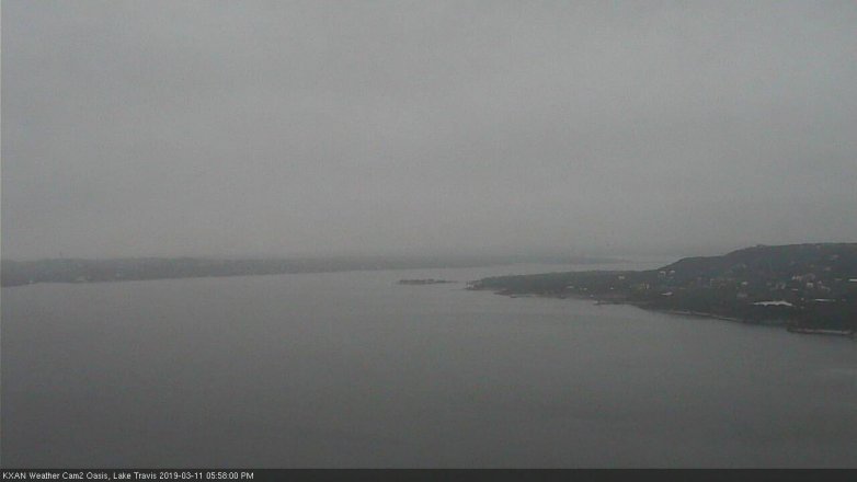Lake Travis webcam, March 11, 2019 5:00 PM CT