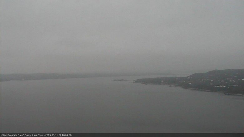 Lake Travis webcam, March 11, 2019 5:15 PM CT