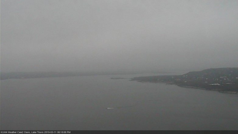 Lake Travis webcam, March 11, 2019 5:20 PM CT