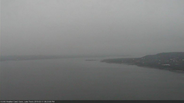Lake Travis webcam, March 11, 2019 5:25 PM CT