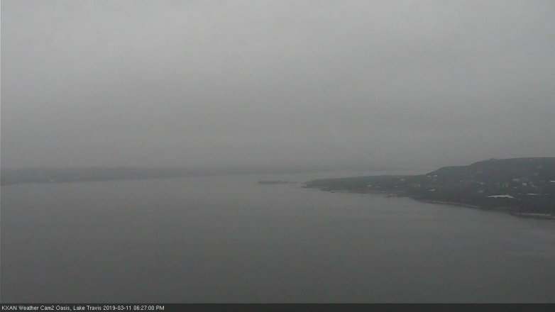 Lake Travis webcam, March 11, 2019 5:30 PM CT