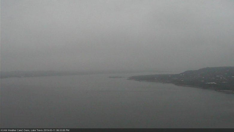 Lake Travis webcam, March 11, 2019 5:35 PM CT