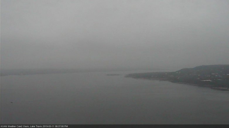 Lake Travis webcam, March 11, 2019 5:40 PM CT