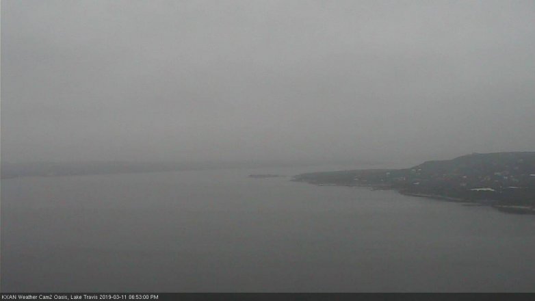 Lake Travis webcam, March 11, 2019 5:55 PM CT