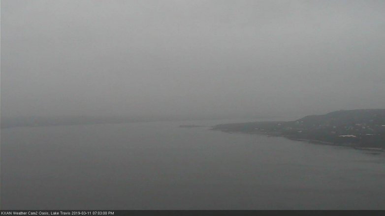 Lake Travis webcam, March 11, 2019 6:05 PM CT