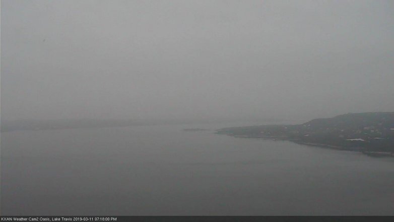 Lake Travis webcam, March 11, 2019 6:20 PM CT