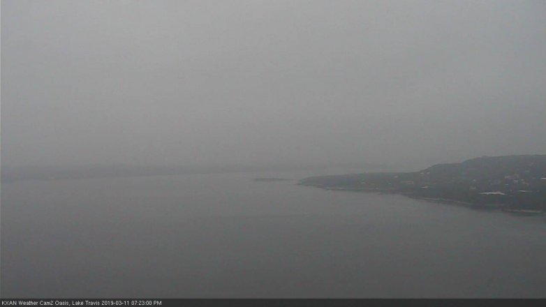 Lake Travis webcam, March 11, 2019 6:25 PM CT