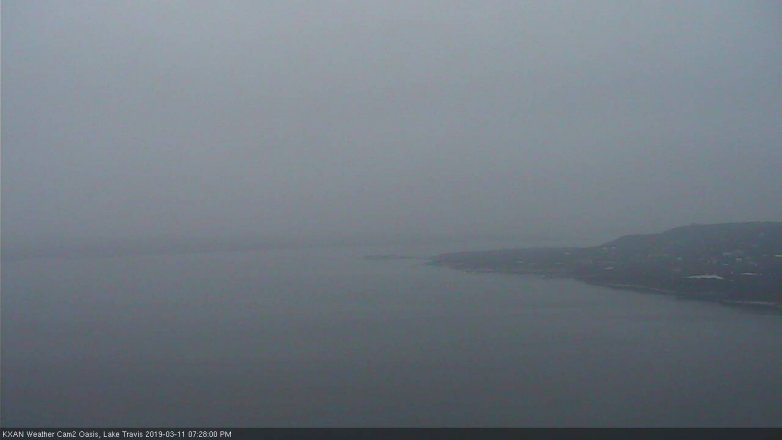Lake Travis webcam, March 11, 2019 6:30 PM CT