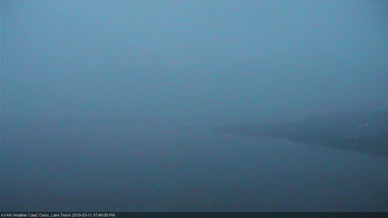Lake Travis webcam, March 11, 2019 6:50 PM CT