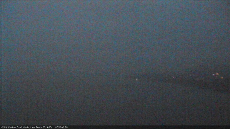 Lake Travis webcam, March 11, 2019 7:00 PM CT