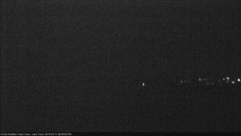 Lake Travis webcam, March 11, 2019 7:10 PM CT